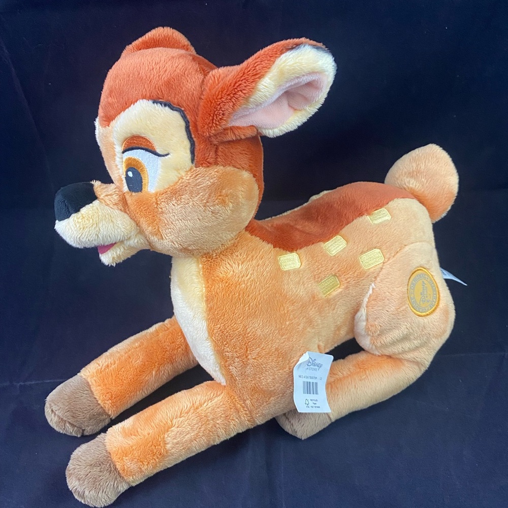 Walt Disney Bambi Plush Authentic Disney Store 13” Stuffed Toy Deer